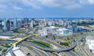 Vista aérea do Shopping da Bahia